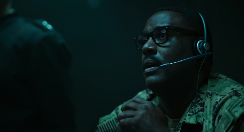 Ray-Ban Men's Eyeglasses of Bashir Salahuddin as CWO-4 Bernie ‘Hondo' Coleman in Top Gun Maverick (1)