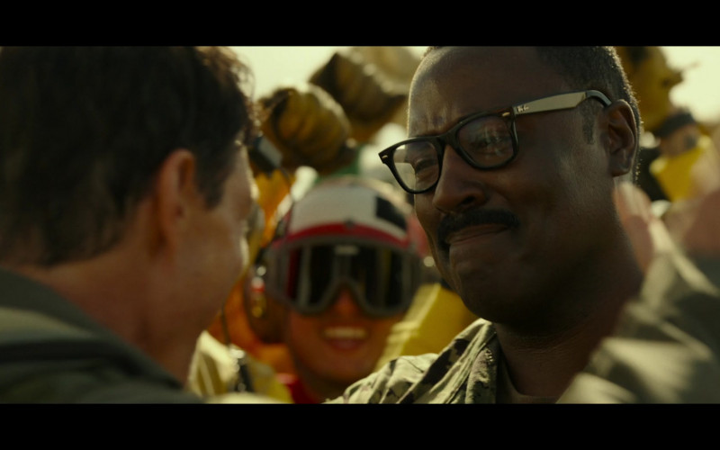 Ray-Ban Men's Eyeglasses of Bashir Salahuddin as CWO-4 Bernie ‘Hondo' Coleman in Top Gun Maverick (4)