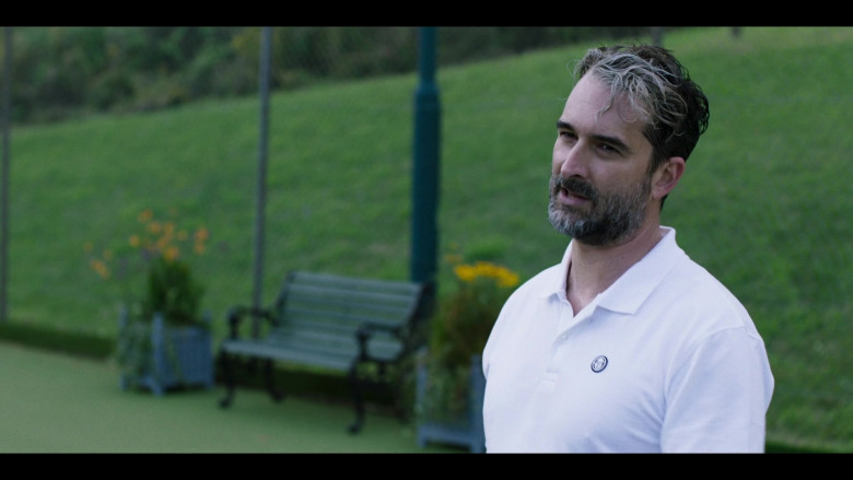 Sergio Tacchini Men’s Polo Shirt in Industry S02E02 The Giant Squid (2022)