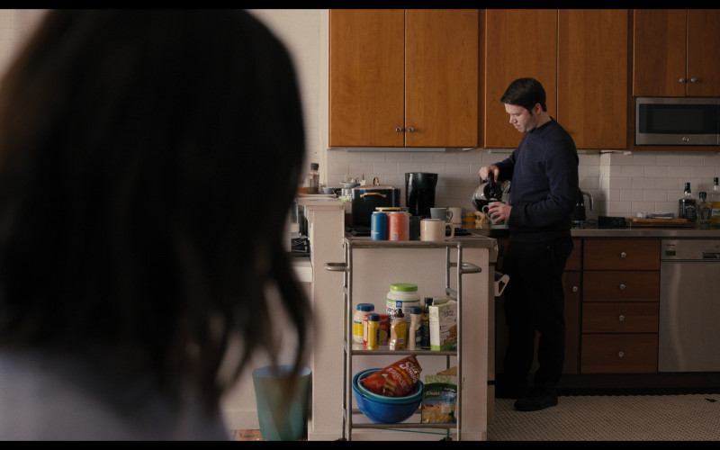 SunChips Garden Salsa Flavored Multigrain Snacks, Knorr, Nature’s Promise, Jack Daniel’s Tennessee Whiskey, el Jimador Tequila, Miele Dishwasher in Only Murders in the Building S02E07