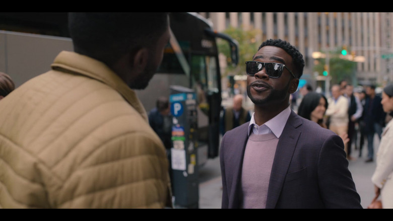 Tom Ford Sunglasses of Bradley Gibson as Tyler Robinson in Partner Track S01E05 Out of Office (2022)