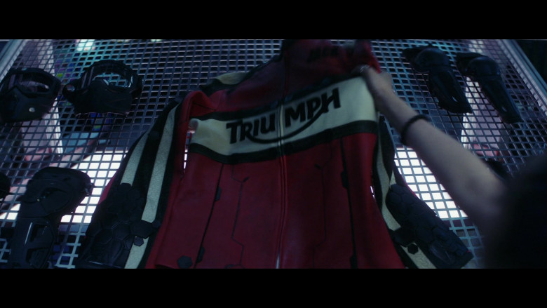 Triumph Moto Jacket Worn by Momona Tamada as Maya in Secret Headquarters (1)
