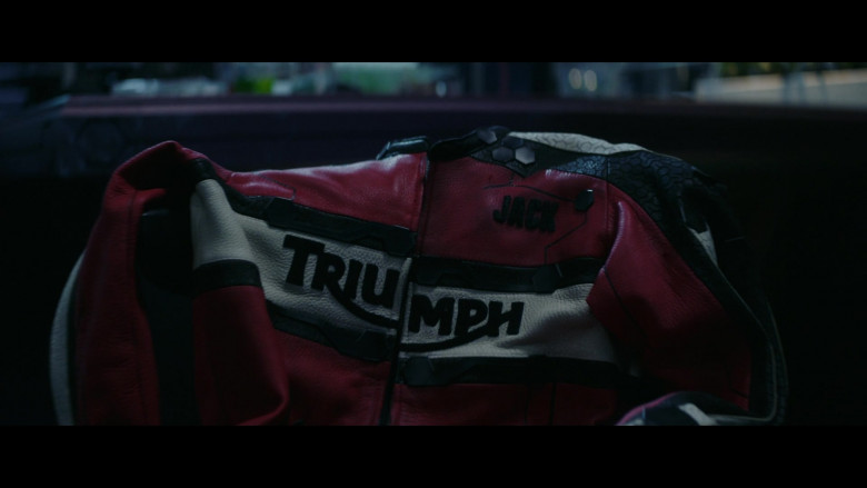 Triumph Moto Jacket Worn by Momona Tamada as Maya in Secret Headquarters (8)