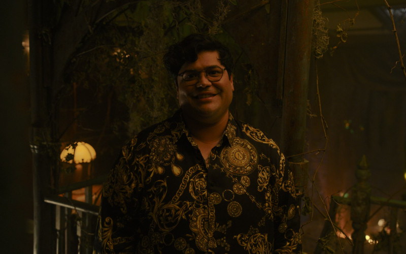 Versace Jeans Couture Shirt Worn by Harvey Guillén as Guillermo de la Cruz in What We Do in the Shadows S04E07