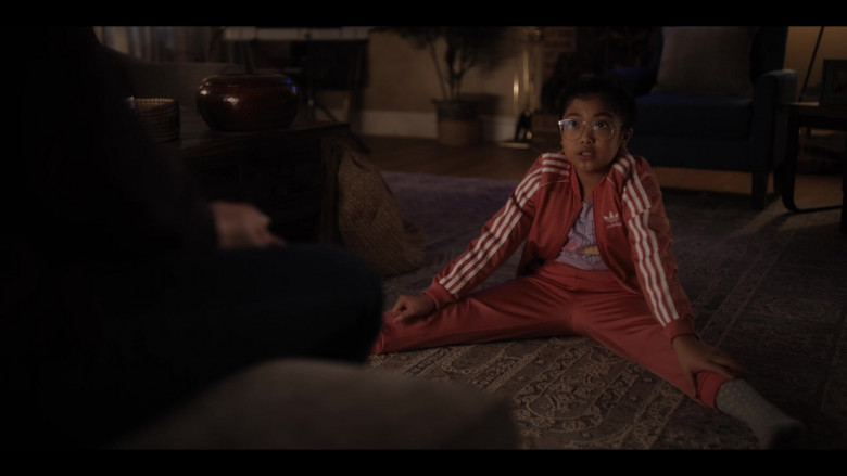 Adidas Pink Tracksuit Worn by Naomi Tan as Dani in Devil in Ohio S01E03 Mother's Keeper (2)