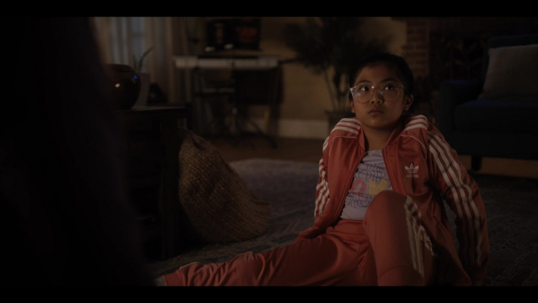 Adidas Pink Tracksuit Worn by Naomi Tan as Dani in Devil in Ohio S01E03 Mother's Keeper (3)