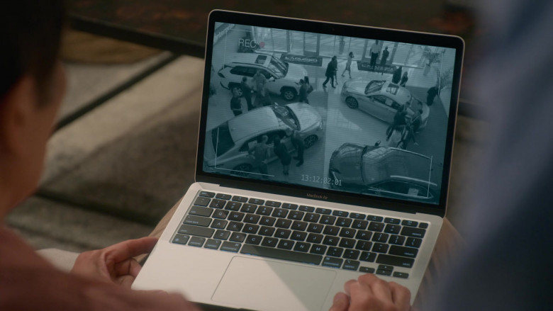 Apple MacBook Air Laptop in Cobra Kai S05E04 Downward Spiral (1)