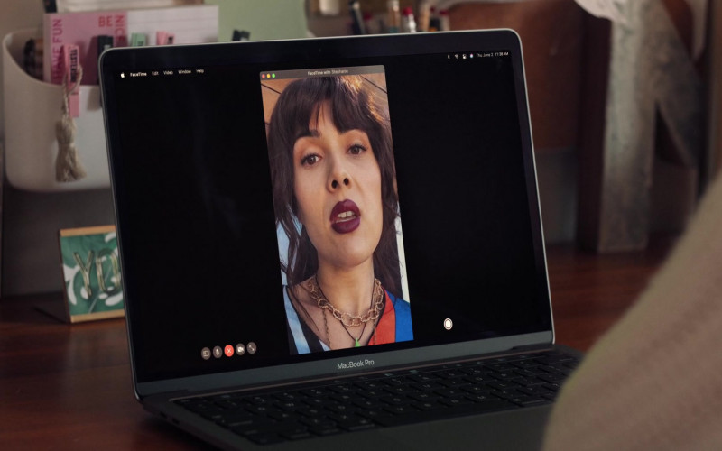 Apple MacBook Pro Laptop and FaceTime App in Mack & Rita (2022)