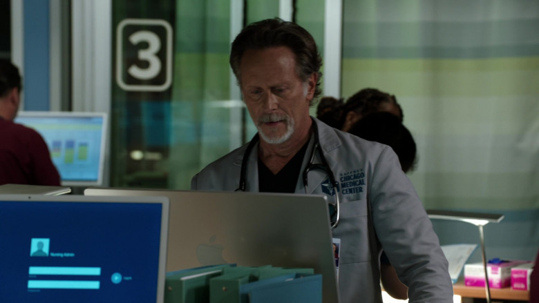 Apple iMac Computers in Chicago Med S08E02 (Caught Between) The Wrecking Ball and the Butterfly (2)
