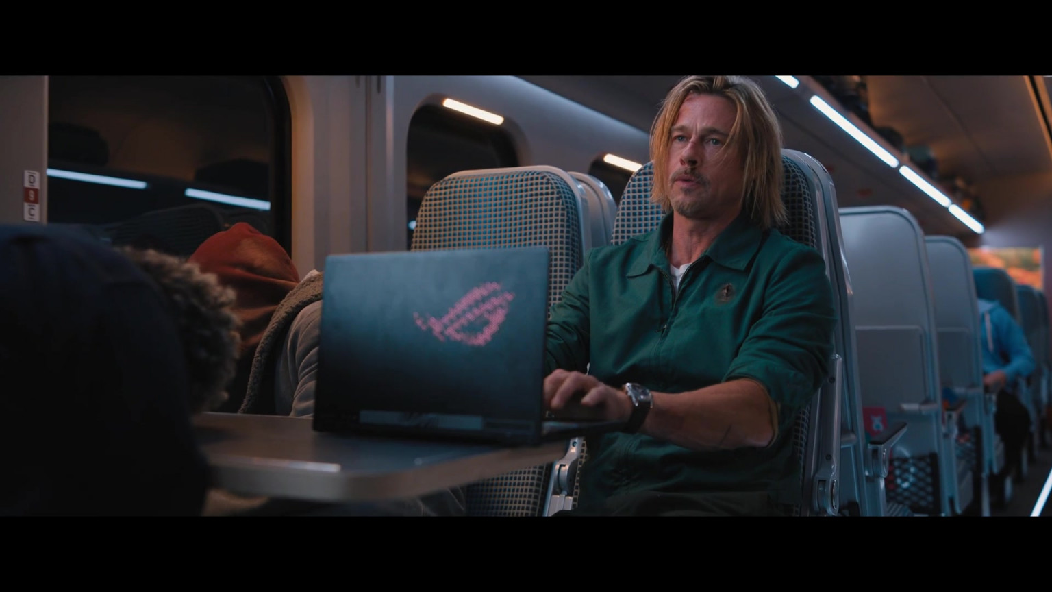 Asus ROG Laptop Used By Brad Pitt As Ladybug In Bullet Train (2022)