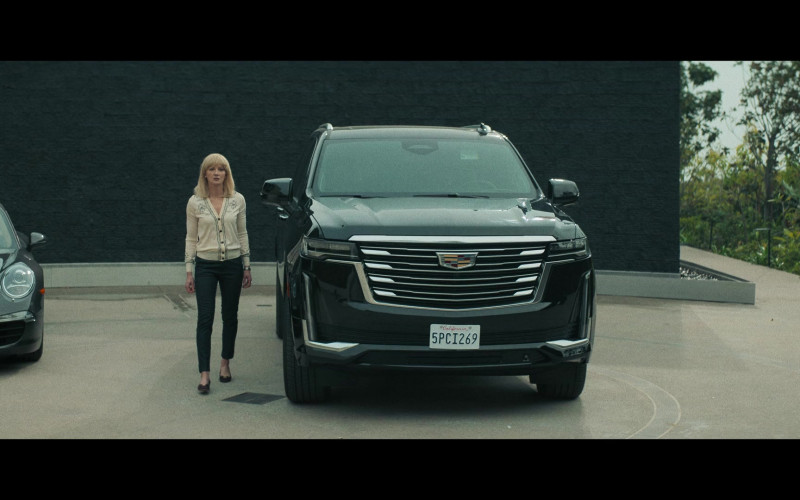 Cadillac Escalade Car of Gretchen Mol as Michelle in American Gigolo S01E01 Pilot (2022)