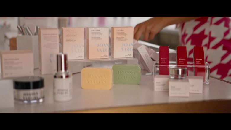 Joanna Vargas and Glossier Skincare & Beauty Products in Do Revenge (2022)