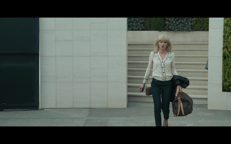 Louis Vuitton Bag of Gretchen Mol as Michelle in American Gigolo S01E01 Pilot (2022)