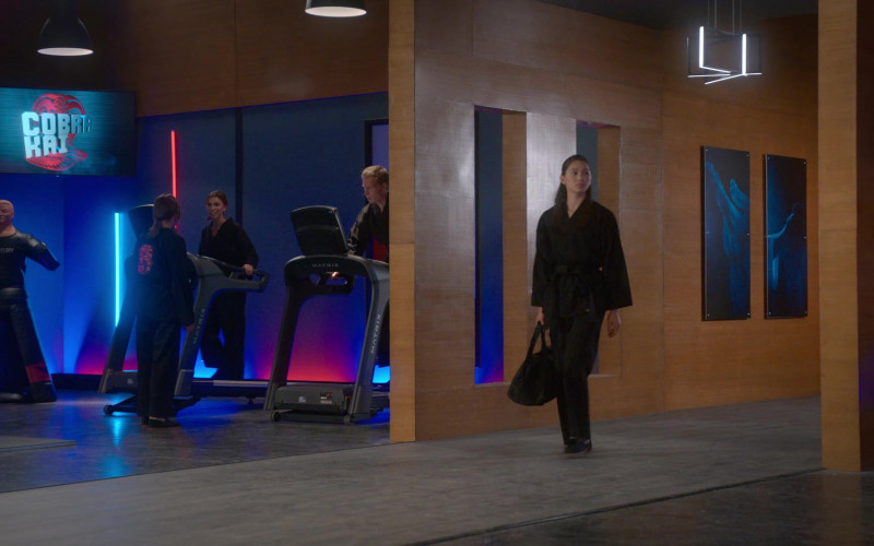 Matrix Fitness Treadmill in Cobra Kai S05E06 "Ouroboros" (2022)