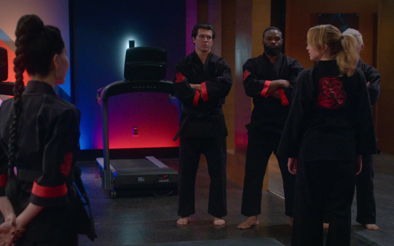 Matrix Fitness Treadmill in Cobra Kai S05E09 "Survivors" (2022)