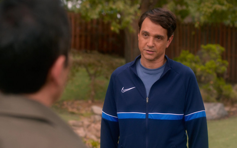 Nike Track Jacket of Ralph Macchio as Daniel LaRusso in Cobra Kai S05E03 Playing with Fire (1)