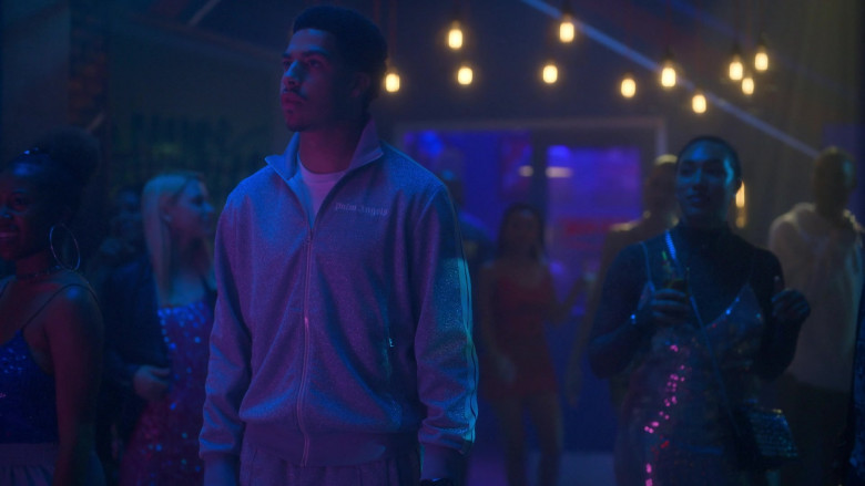 Palm Angels Glitter Lurex Jacket and Pants Tracksuit Worn by Marcus Scribner as Andre Johnson, Jr. (3)