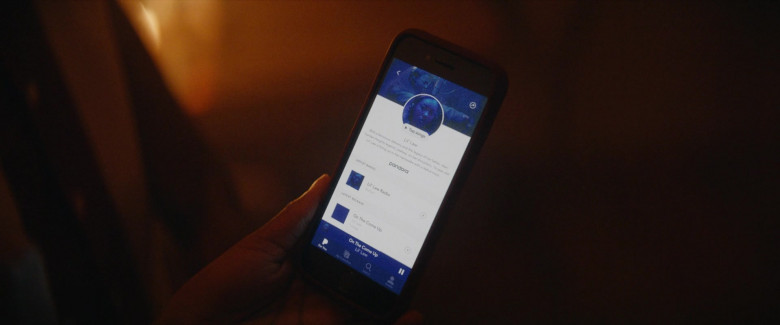 Pandora subscription-based music streaming service app in On the Come Up (3)
