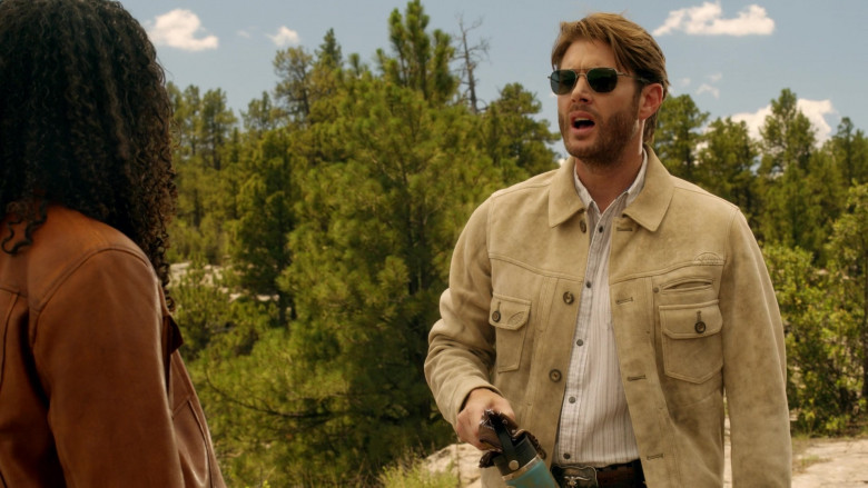 Randolph Men's Sunglasses of Jensen Ackles as Beau Arlen in Big Sky S03E02 The Woods Are Lovely, Dark and Deep (2)