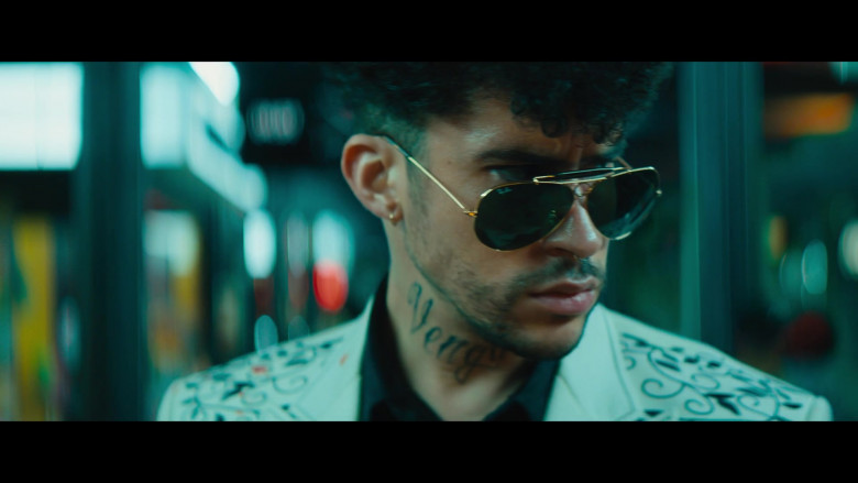 Ray-Ban Men’s Sunglasses of Benito A. Martínez Ocasio (Bad Bunny) as The Wolf in Bullet Train Movie (2)