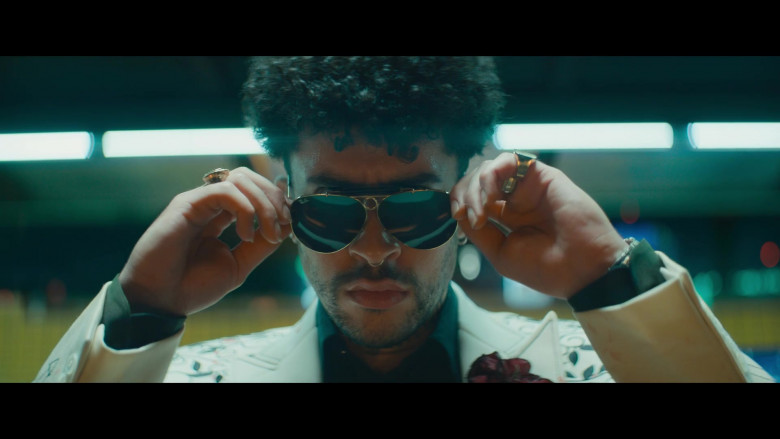 Ray-Ban Men’s Sunglasses of Benito A. Martínez Ocasio (Bad Bunny) as The Wolf in Bullet Train Movie (3)