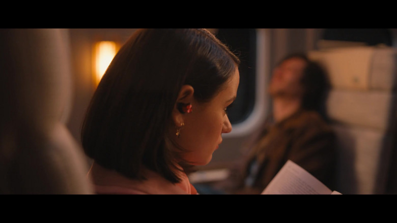 Sony Red Wireless Earbuds Used by Joey King as The Prince in Bullet Train (1)