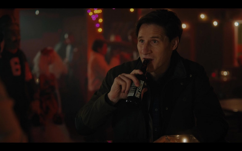 Thirsty Dog Brewing Company Beer Enjoyed by Sam Jaeger as Peter in Devil in Ohio S01E05 Alight (2022)