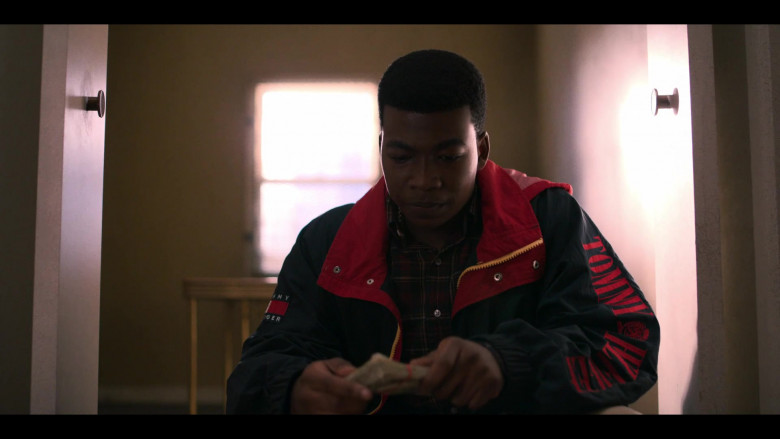 Tommy Hilfiger Jacket Worn by Mekai Curtis as Kanan Stark in Power Book III Raising Kanan S02E04 Pay the Toll (2022)