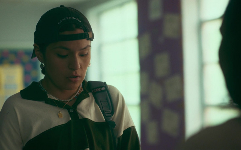 Urban Native Era Cap and JanSport Trans Backpack in Reservation Dogs S02E09 Offerings (2022)