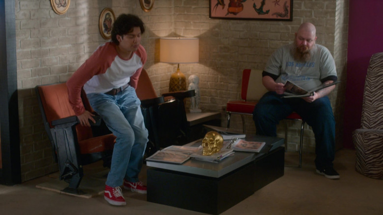 Vans Red Shoes in Cobra Kai S05E03 Playing with Fire (2022)