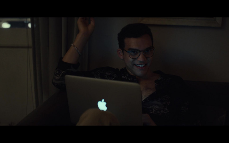 Apple MacBook Laptop of Adam Faison as Colin in Hellraiser (2022)