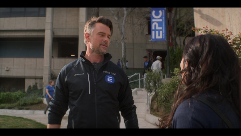 Bauer Track Jacket Worn by Josh Duhamel as Colin Cole in The Mighty Ducks Game Changers S02E02 Out of Bounds (2022)