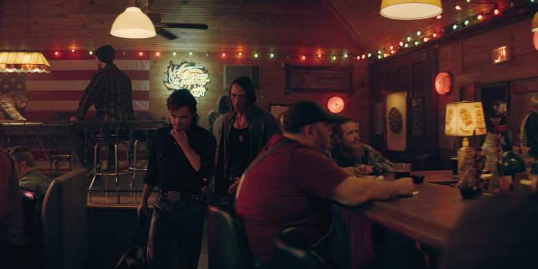 Bud Light and Yuengling Beer Signs in The Peripheral S01E01 Pilot (2)