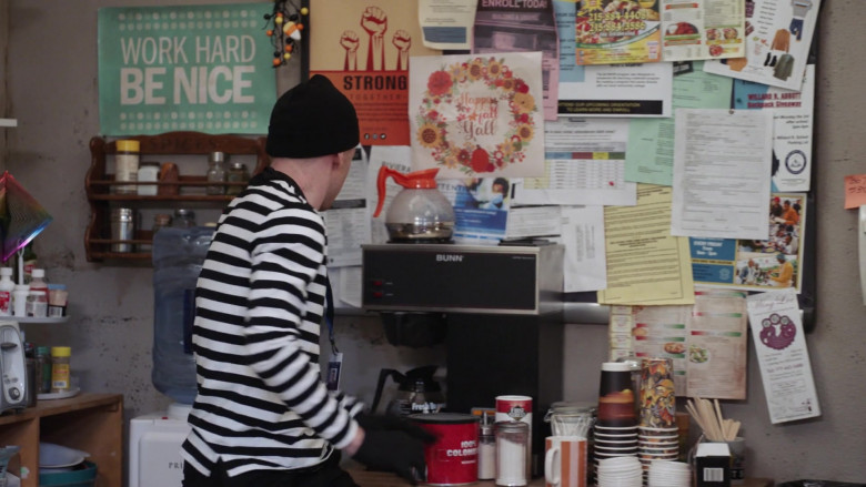 Bunn Coffee Machine and First Street Creamer in Abbott Elementary S02E06 Candy Zombies (2022)