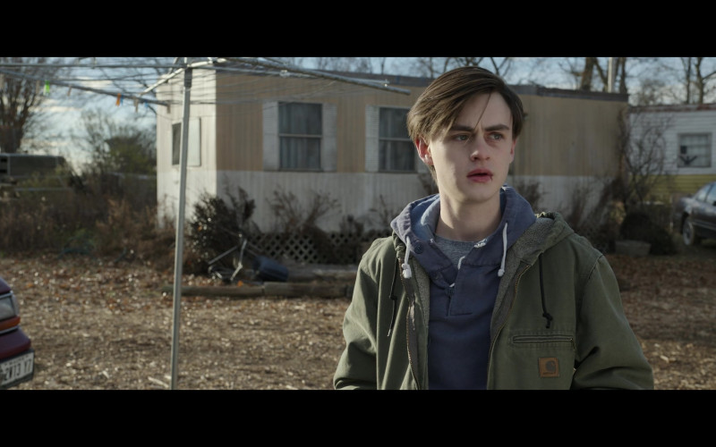 Carhartt Hooded Jacket Worn by Jaeden Martell as Craig in Mr. Harrigan's Phone (2022)