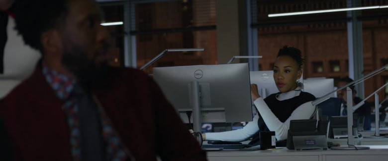 Dell Monitors and Cisco Phones in The Good Fight S06E05 The End of Ginni (2022)
