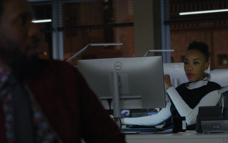 Dell Monitors and Cisco Phones in The Good Fight S06E05 The End of Ginni (2022)