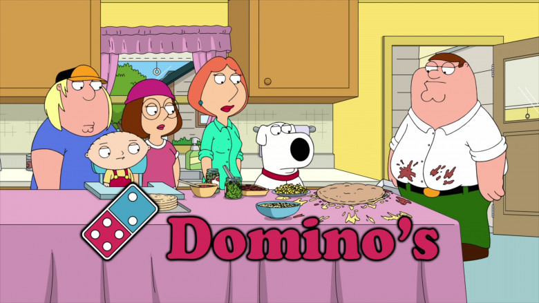 Domino's Pizza in Family Guy S21E02 Bend or Blockbuster (4)