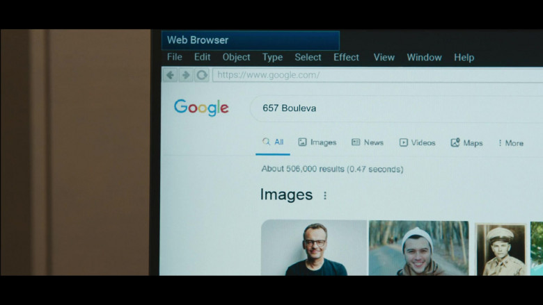 Google Web Search Engine in The Watcher S01E04 Someone to Watch Over Me (4)
