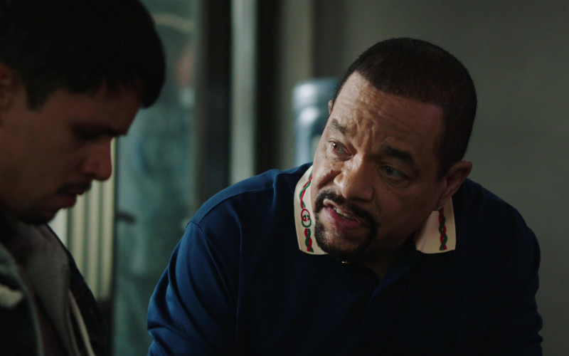 Gucci Men's Shirt Worn by Ice-T as Detective Odafin ‘Fin' Tutuola in Law & Order Special Victims Unit S24E05 Breakwater (2)
