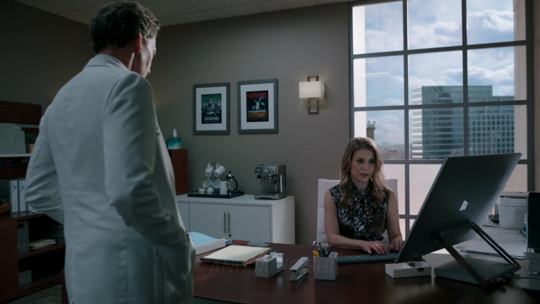 Microsoft Surface Studio AIO Computer in The Resident S06E04 It Won't Be Like This for Long