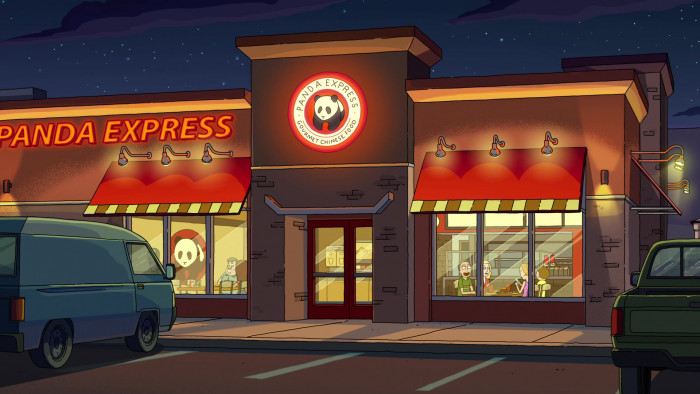 Panda Express Fast-Food Restaurant In Rick And Morty S06E05 