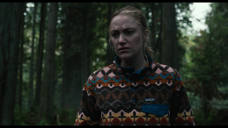 Patagonia Fleece Pullover Worn by Maika Monroe as Ruth in Significant Other (2)