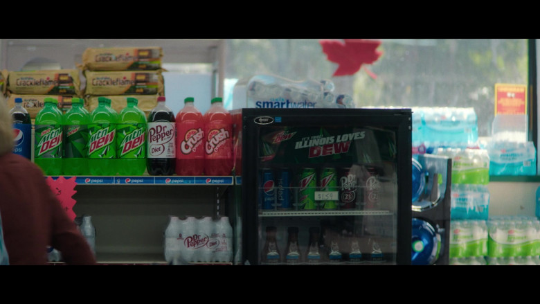 Pepsi, Mountain Dew, Diet Dr Pepper and Dr Pepper Drinks in Halloween Ends (2022)