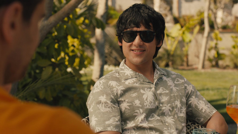 Persol Sunglasses of Will Sharpe as Ethan Spiller in The White Lotus S02E01 Ciao (2)