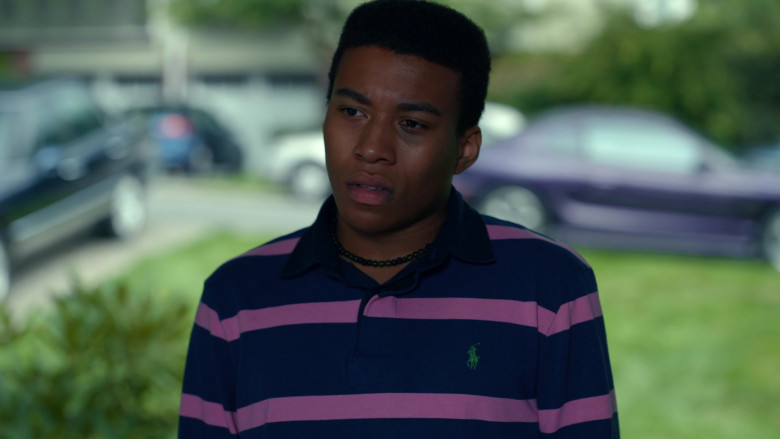 Ralph Lauren Polo Shirt Worn by William Chris Sumpter as Spencer in The Midnight Club S01E08 Road to Nowhere (2)