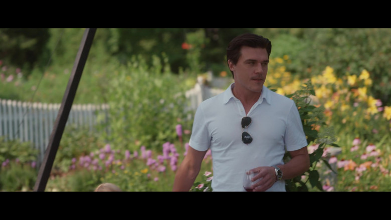 Ray-Ban Aviator Sunglasses of Finn Wittrock as Luke Harrison in Luckiest Girl Alive (2022)