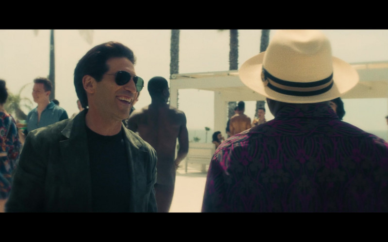 Ray-Ban Aviator Sunglasses of Jon Bernthal as Julian Kaye in American Gigolo S01E04 Nothing Is Real but the Girl (2022)