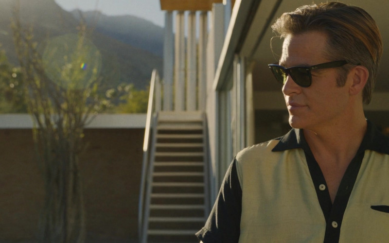 Ray-Ban Wayfarer Sunglasses of Chris Pine as Frank in Don't Worry Darling (1)