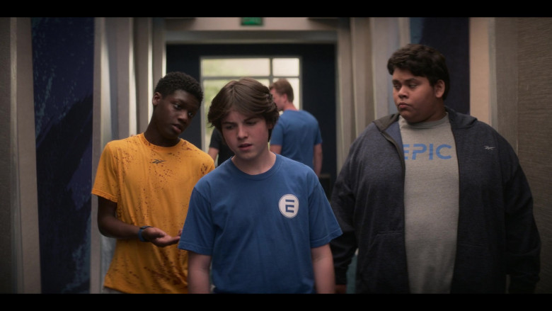 Reebok T-Shirt and Hoodie in The Mighty Ducks Game Changers S02E04 Draft Day (2022)